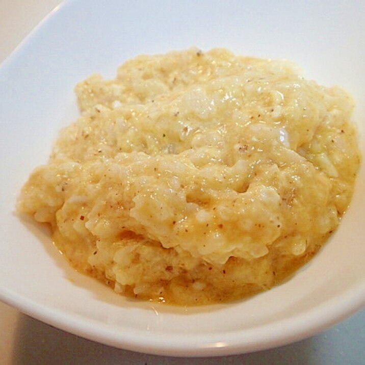 茅乃舎だしで 卵雑炊
